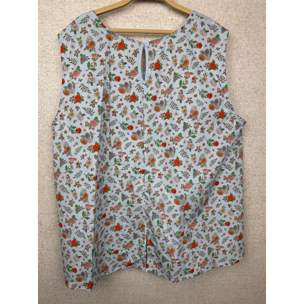 Disney Parks EPCOT Flower & Garden Festival 2022 Grow Green Embroidered Tank XXL - Picture 4 of 7
